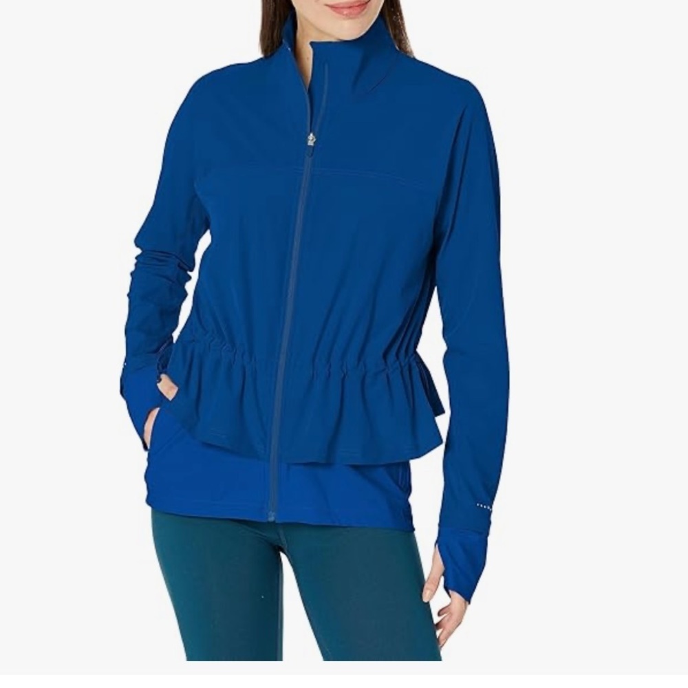 Sweaty Betty Fast Lane Zip Up Jacket Size 2-4